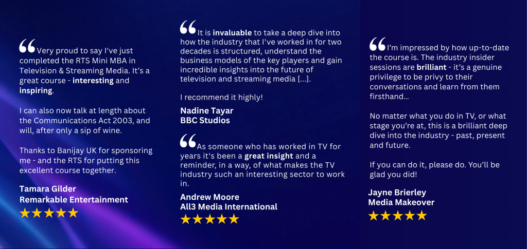 Learner testimonials about the Mini MBA